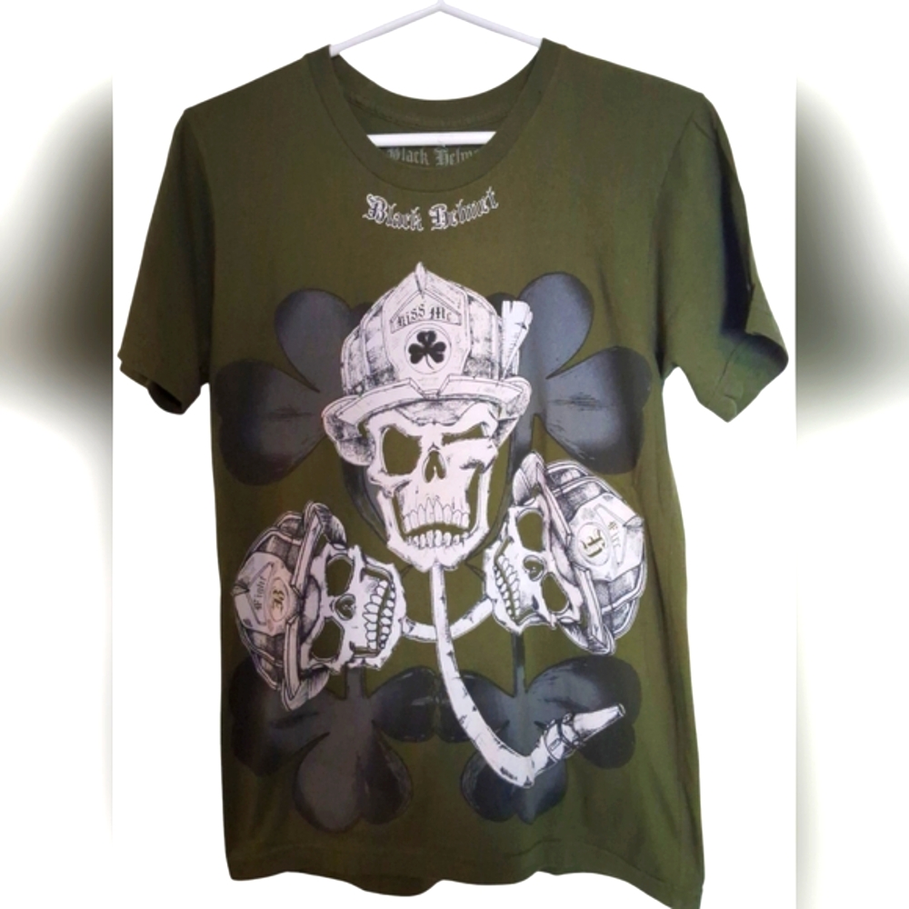 Black Helmet Graphic T-Shirt